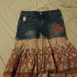 Jean skirt